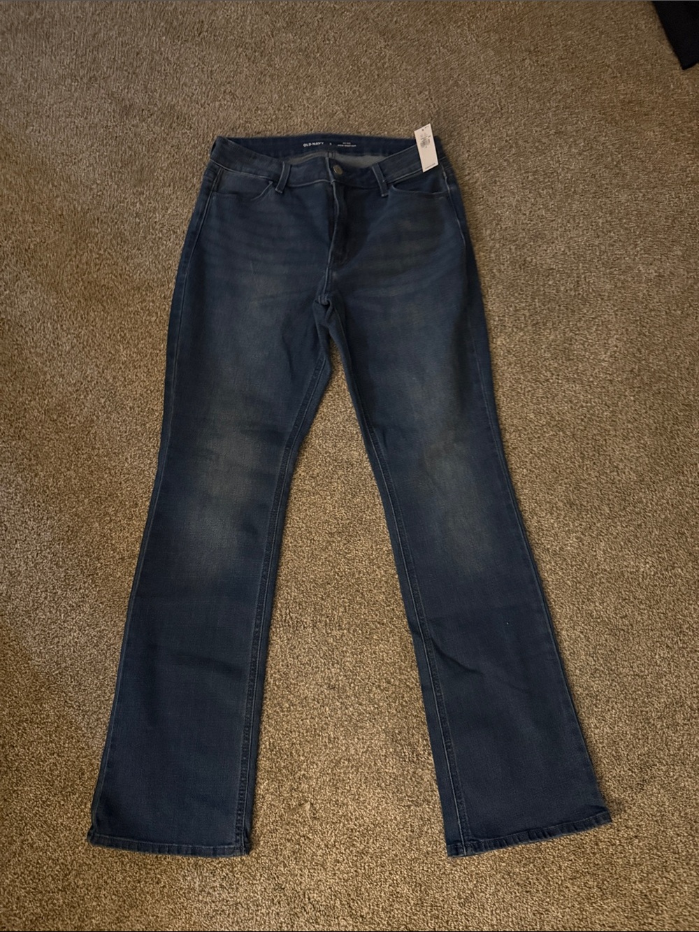 Old Navy Women's Dark Blue Boot-Cut Jeans